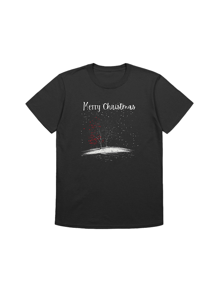 Merry Christmas Winter Holiday Scene Christmas Unisex T-Shirt product image (1)