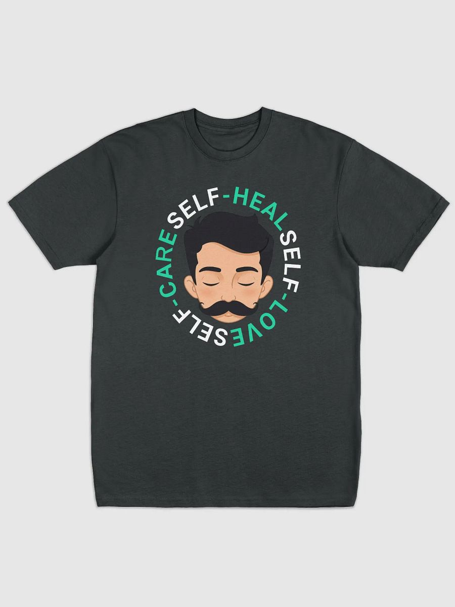 Self Heal, Self Love, Self Care Cotton Heritage Men's Premium Heavyweight Tee product image (1)