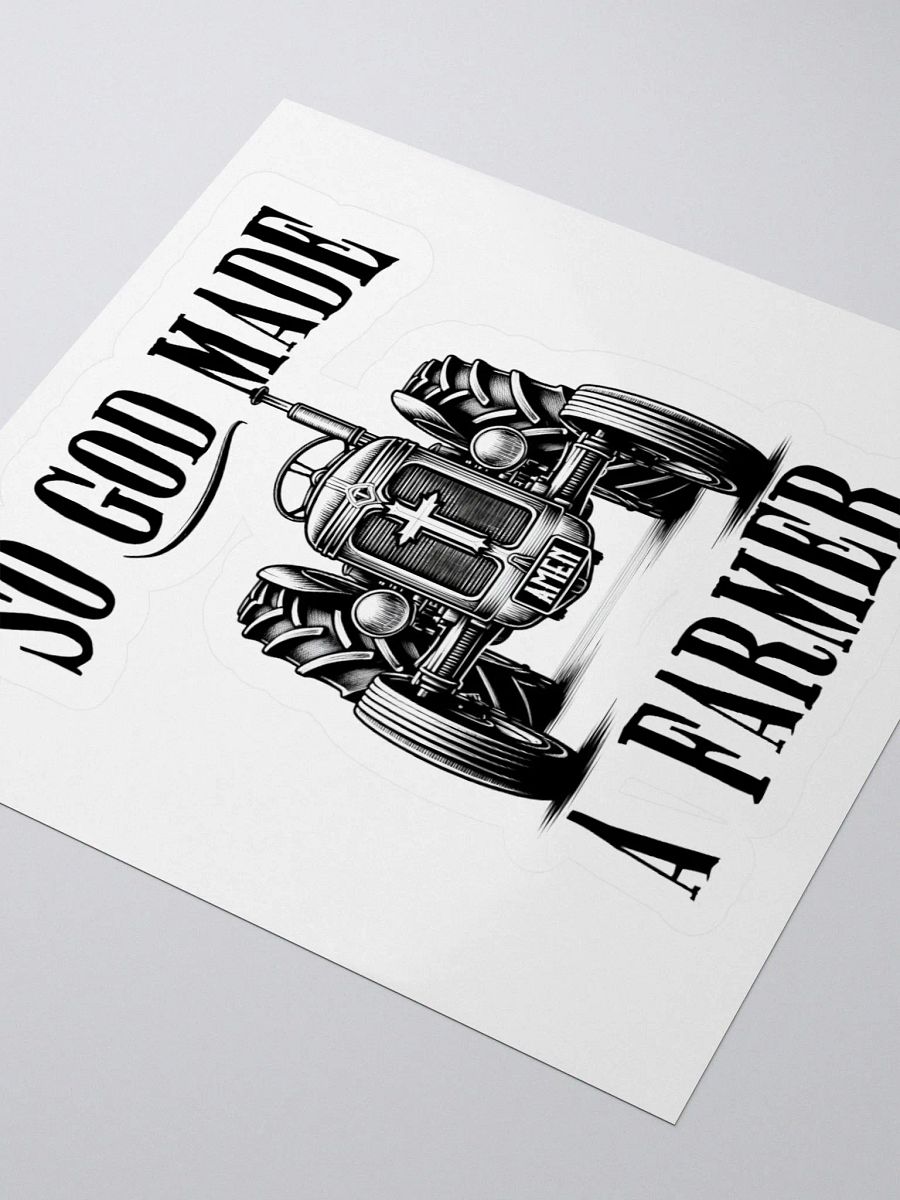 So God Made a Farmer Sticker product image (9)