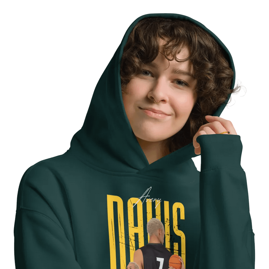 Davis Basketball Celebration Collage Hoodie product image (9)
