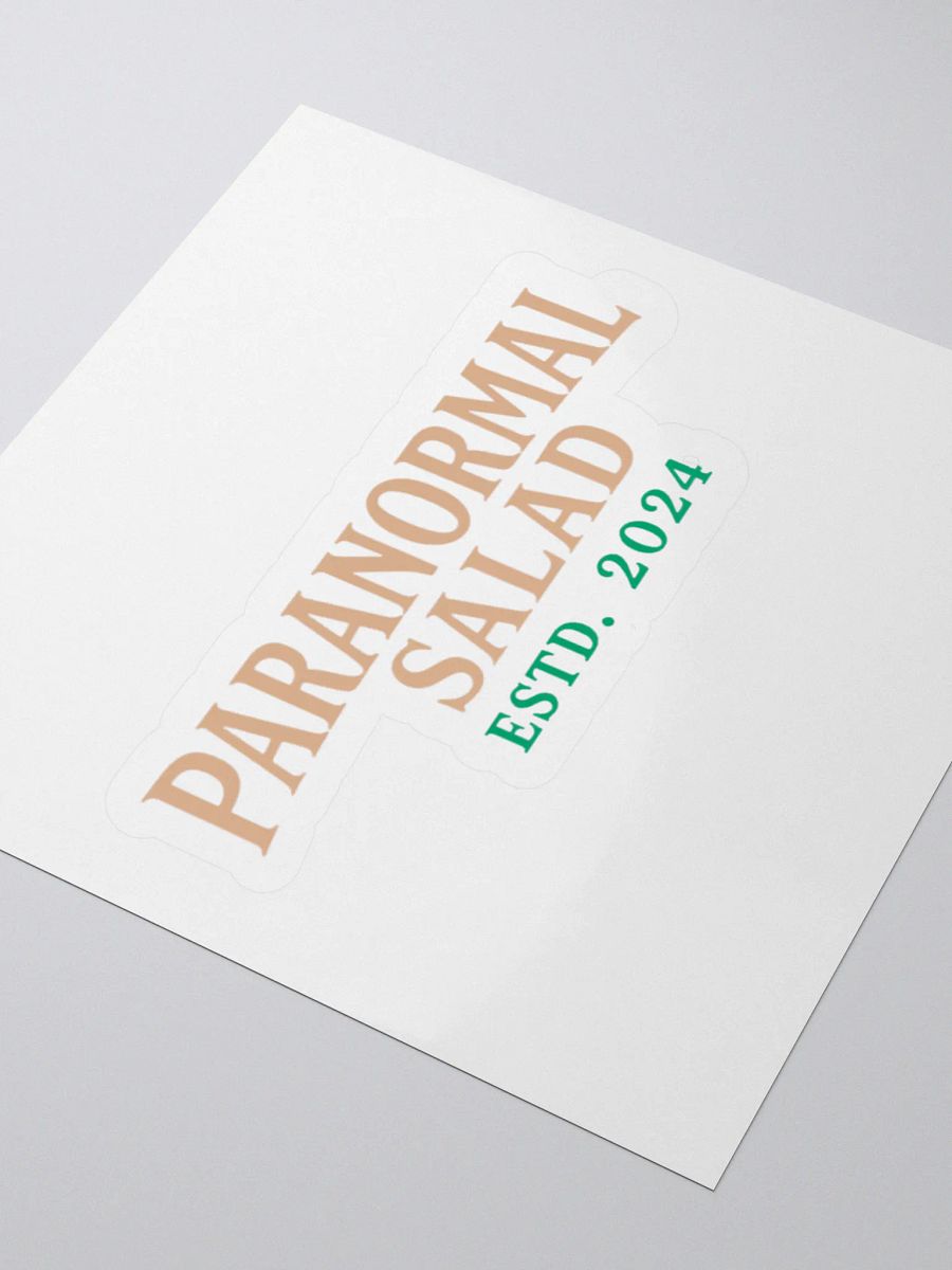 Paranormal Salad Legacy Collection – Official Logo Sticker product image (10)