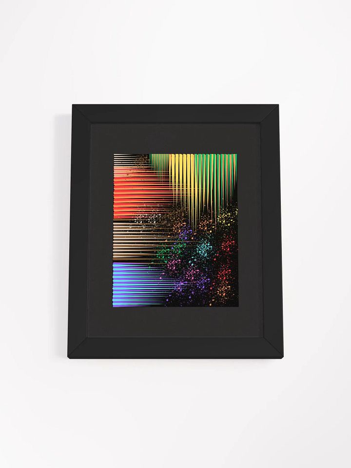 Vibrant Grid Art Framed Poster product image (2)