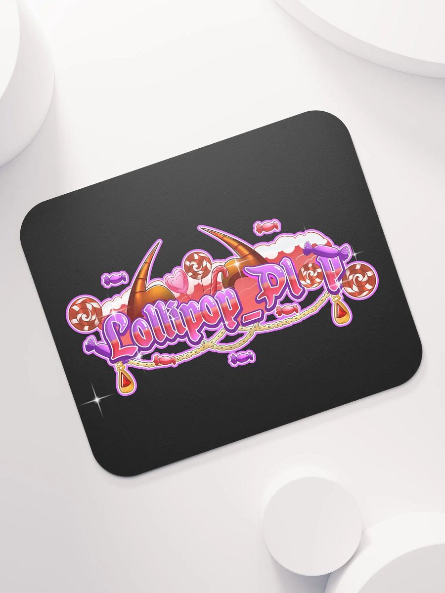 Lollipop Mouse Pad Black product image (7)