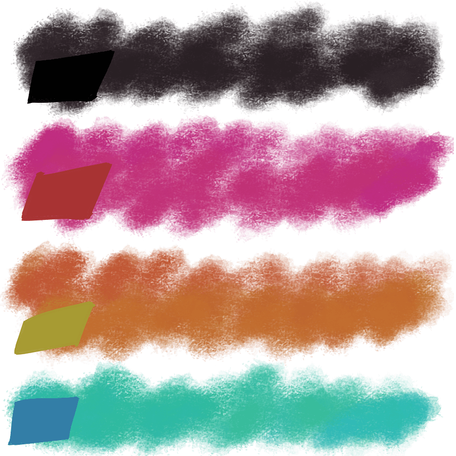 Hybrid Pastels Procreate Brushes - 6pk product image (2)