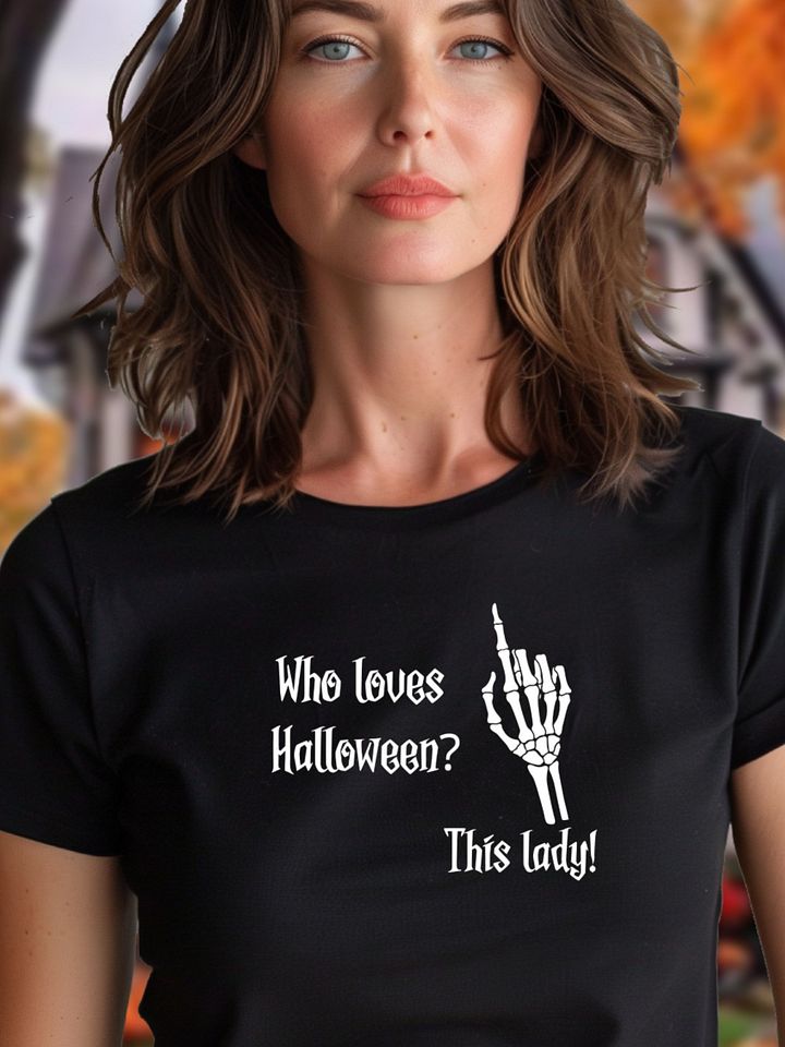 I Love Halloween T-shirt for Women product image (1)