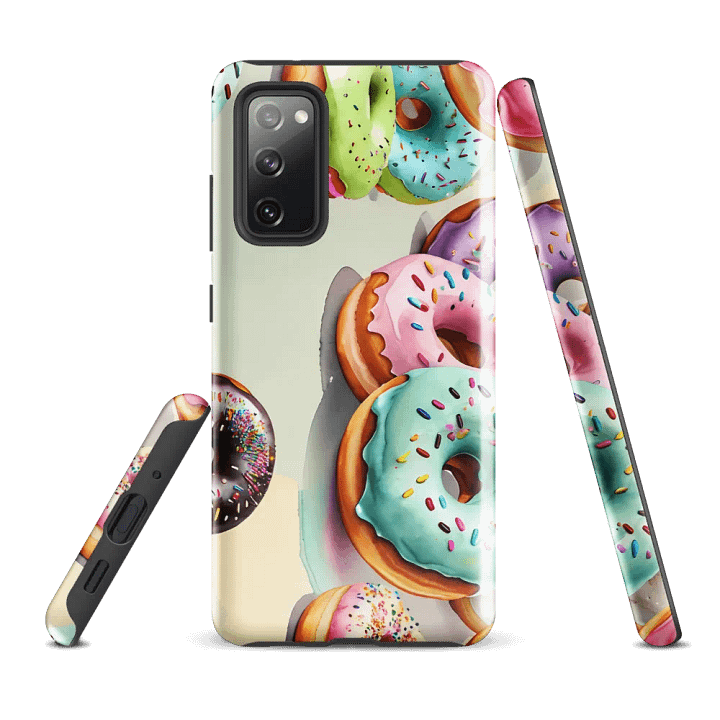 Tough Phone Case for Samsung® - Whimsical Pastel Watercolor Donuts product image (1)