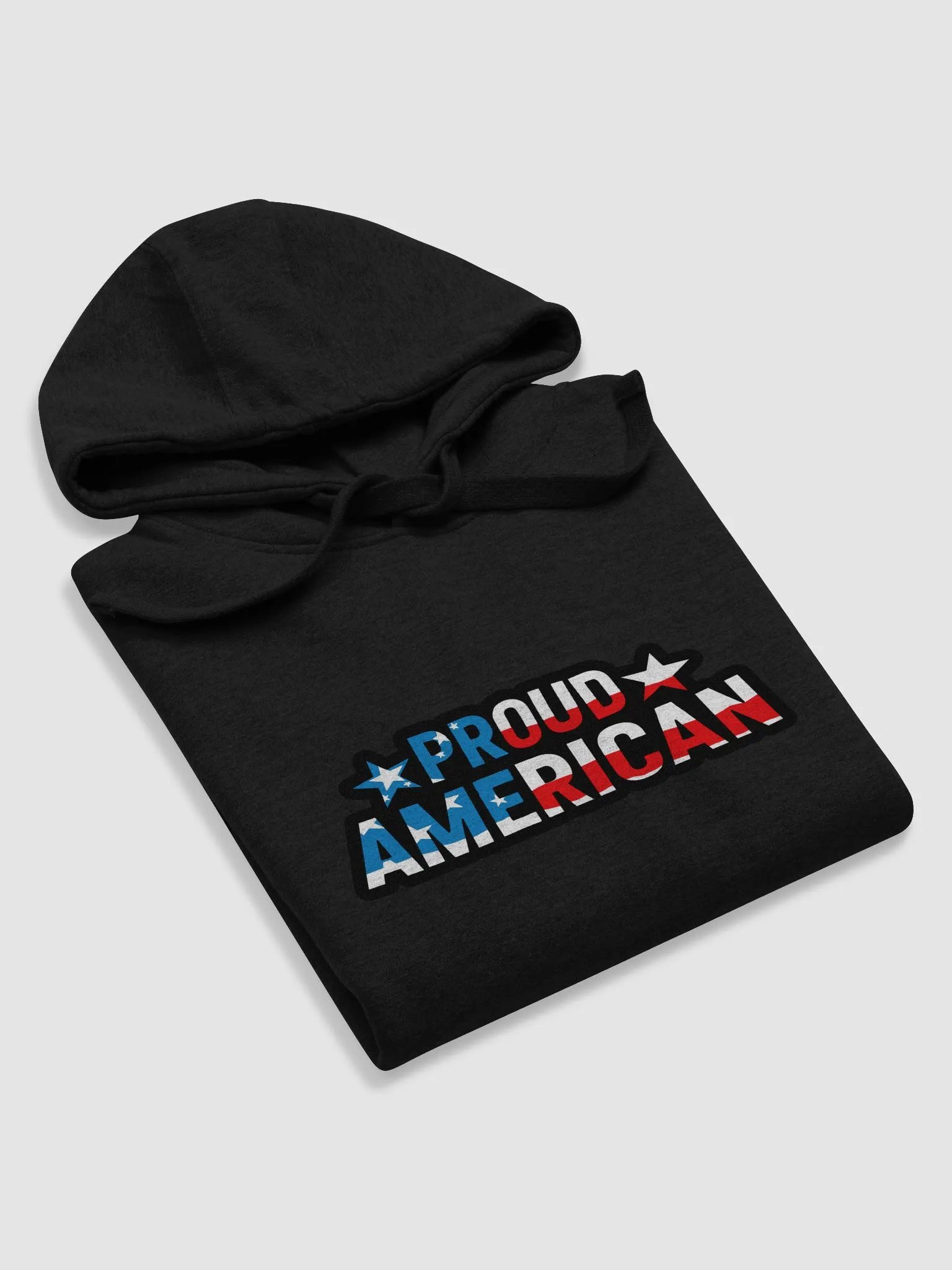 Hoodie: Proud American product image (27)