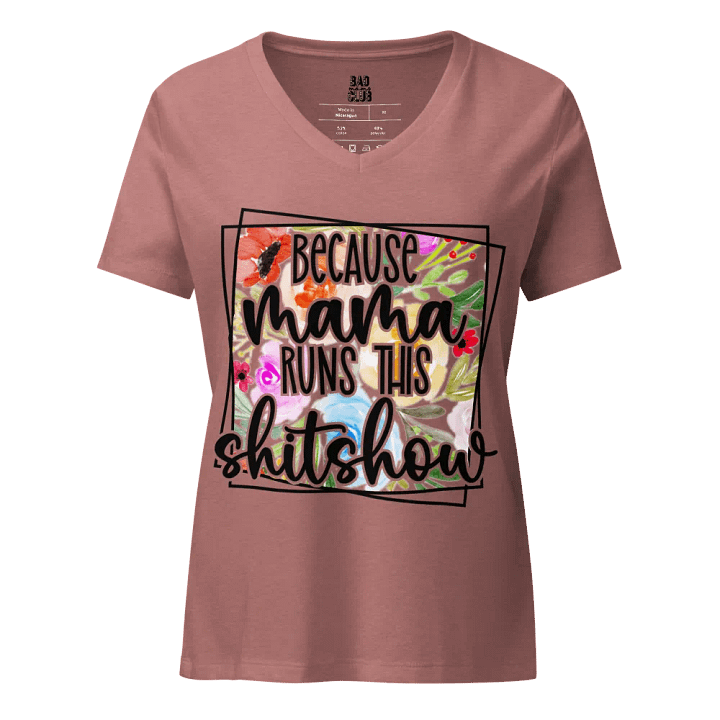 Floral Mama V-Neck Tee product image (2)