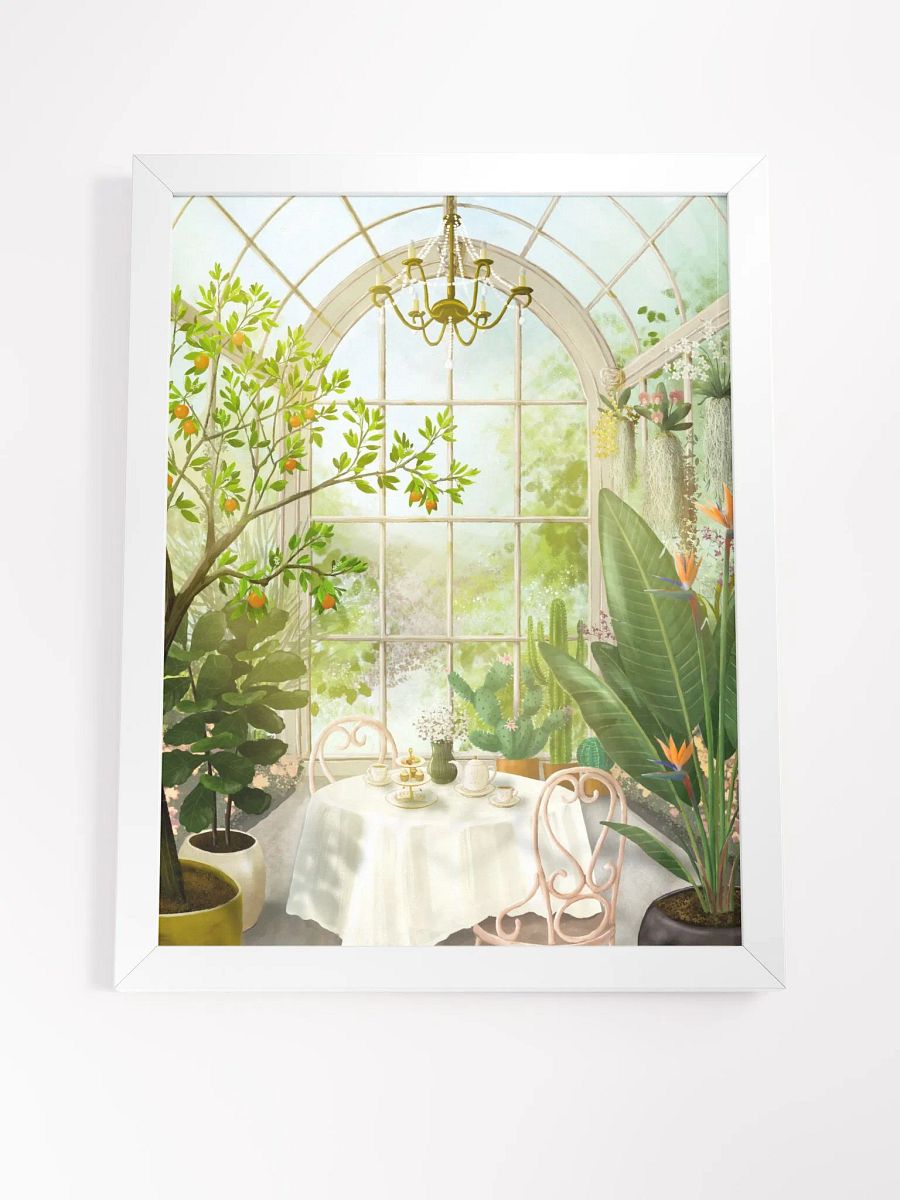 Framed Art Print - Afternoon Tea in the Conservatory product image (4)