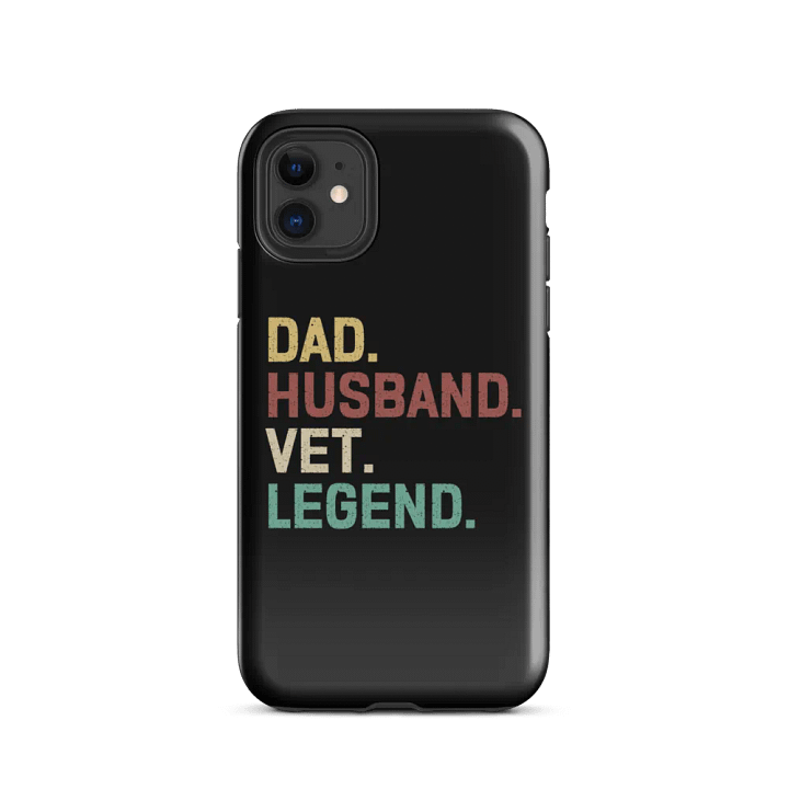 "Dad-Husband-vet-Legend" tough case for iPhone® product image (47)
