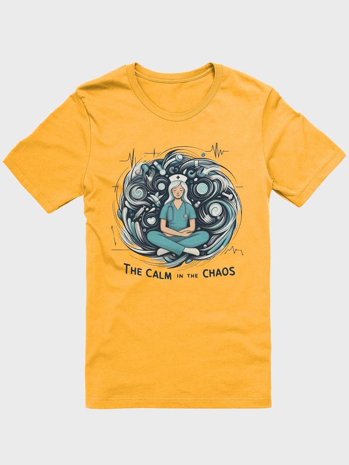 Calm in Chaos Nurse Meditation T-Shirt product image (3)