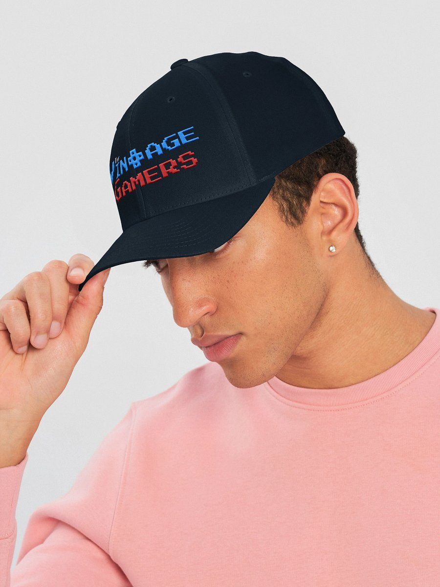 Vintage Gamers Fitted Cap – Logo Front / Joystick Back product image (6)