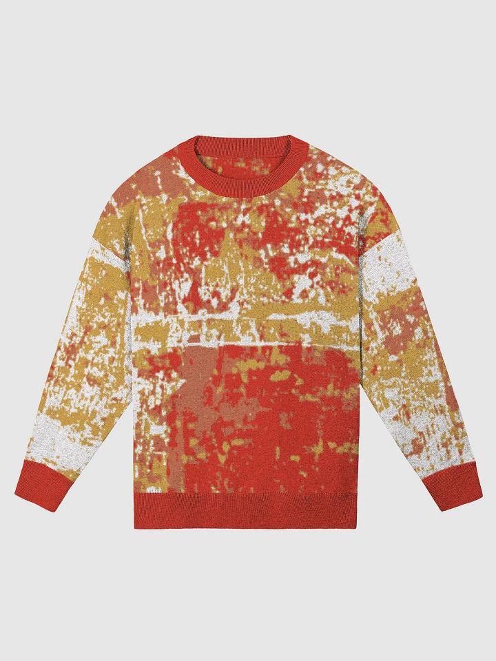 original artwork on knitted sweater, original squeegee product image (1)