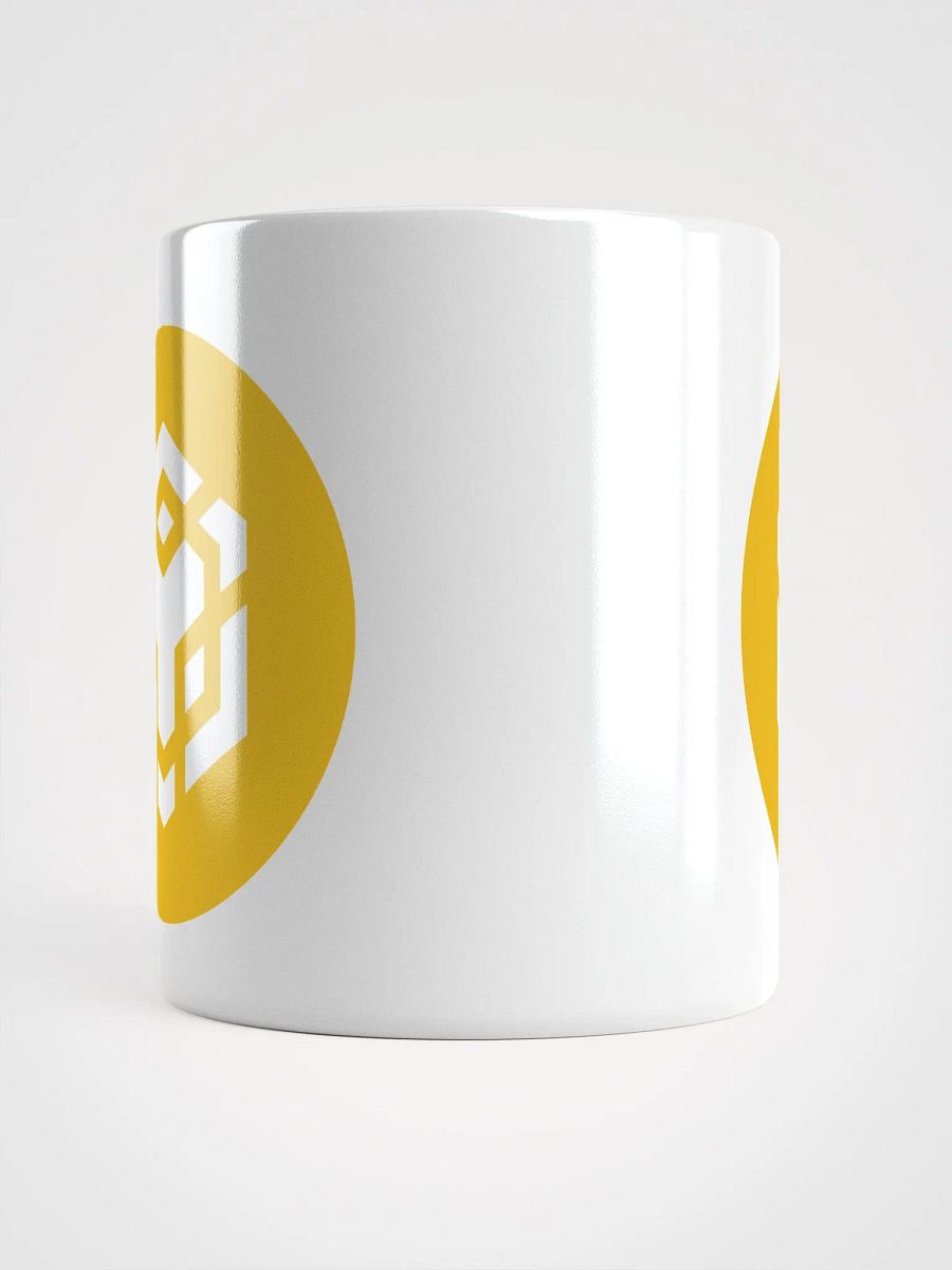 BNB Logo White Glossy Mug product image (6)