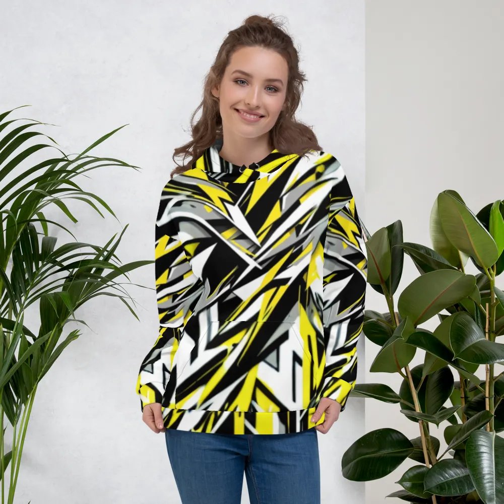Dynamic Geometric Fusion Unisex Hoodie product image (5)