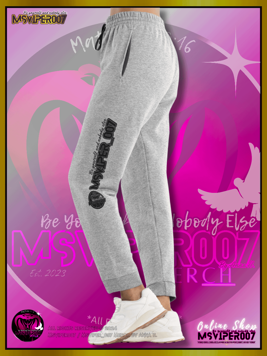Pants - "MsViper_007™ Brand" [grey/blk] - Support&Sport" Cozy Comfort Jogger Pants By Anna H. product image (5)