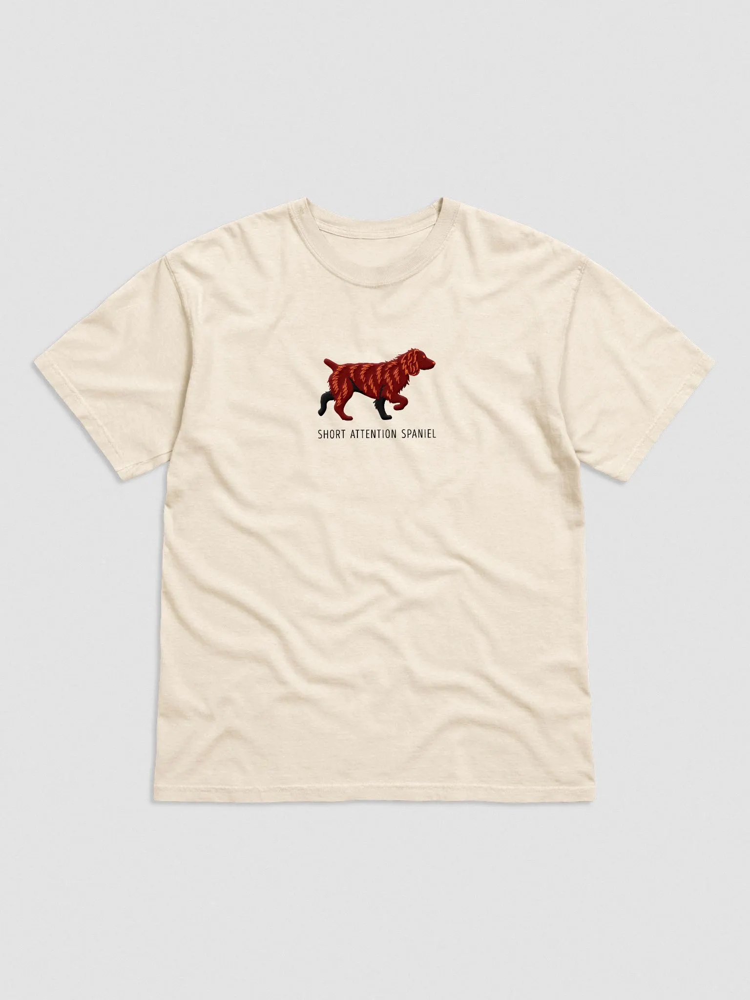 Short Attention Spaniel T-Shirt(Embroidered) of a Boykin Spaniel product image (4)