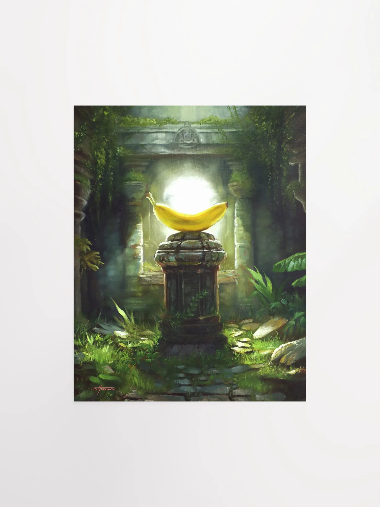 Matte Poster - Banana Temple Token (non official) product image (1)