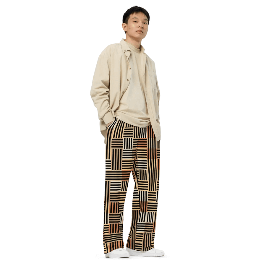 BUIII Minimalism: Warm Ember Wide-Leg Pants product image (8)