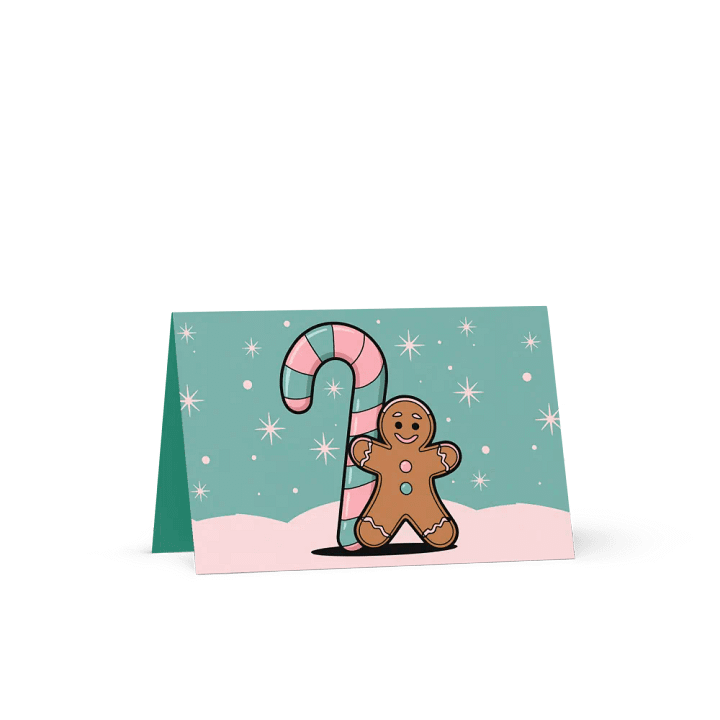 Festive Candy Cane & Gingerbread Holiday Collection Greetings product image (1)