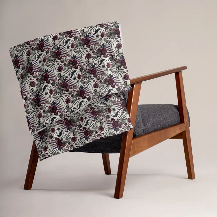 Skulls And Roses Blanket product image (3)