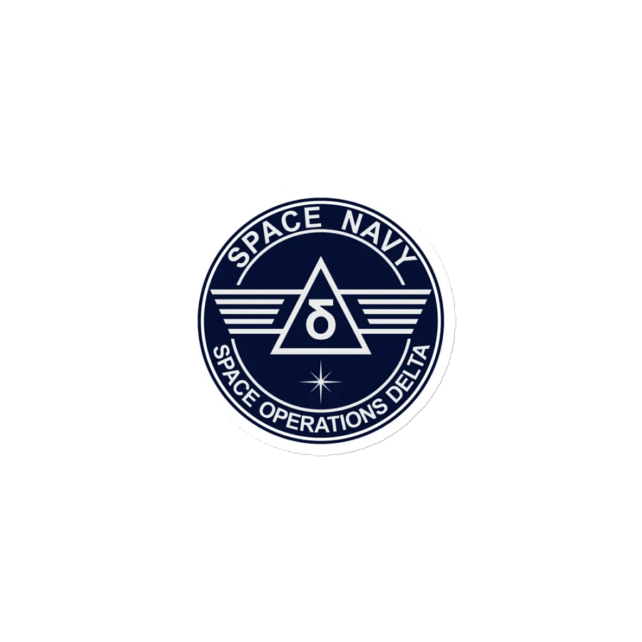 Space Navy Patch Magnet product image (1)