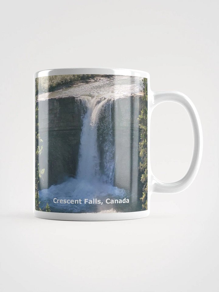 White Glossy Mug - Crescent Falls product image (1)
