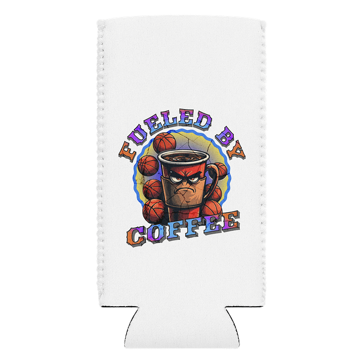 Fueled By Coffee Basketball Can Cooler product image (1)