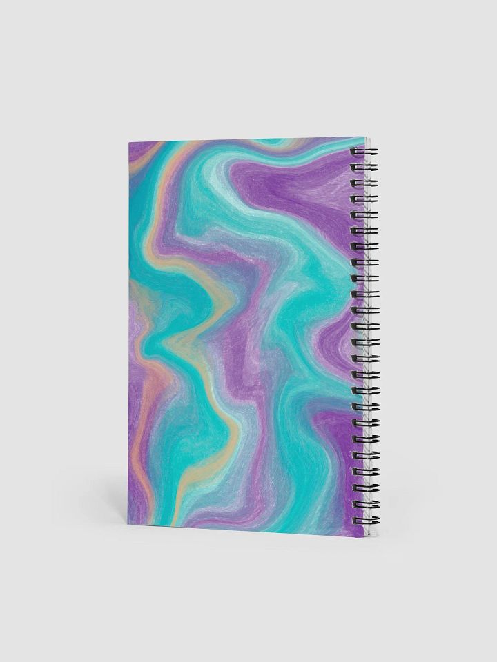 Purple and Teal Marble Fluid Art product image (2)