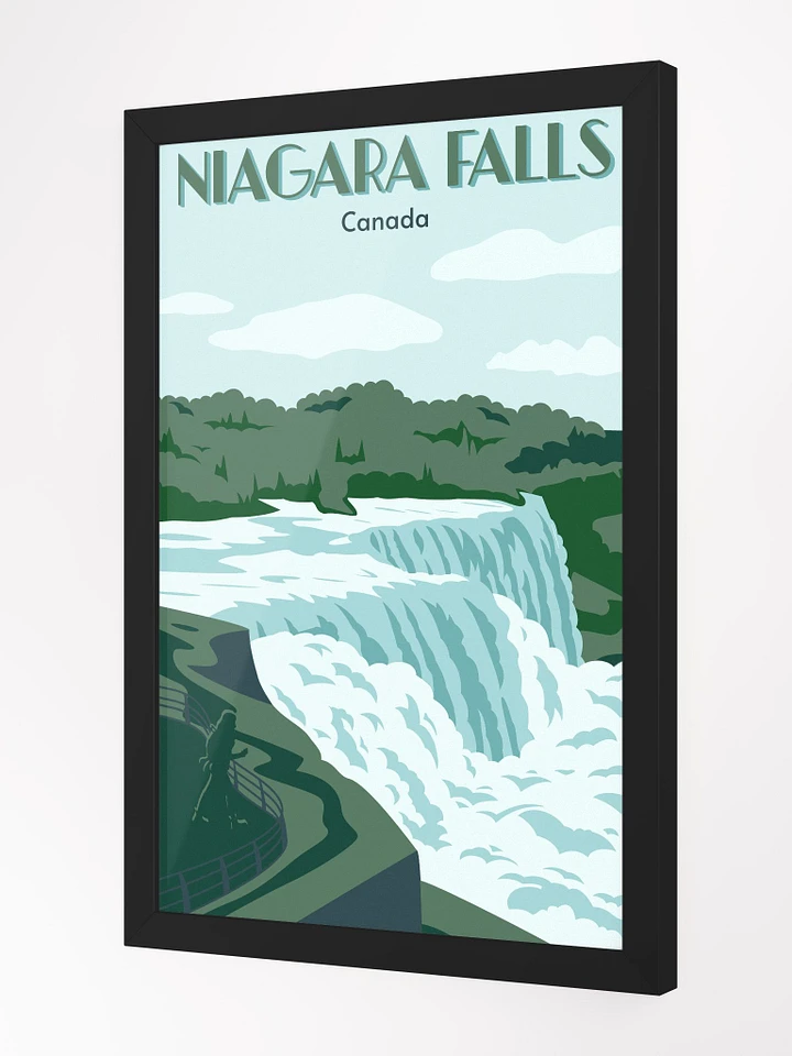 Niagara Falls Wonder - Framed Illustrated Poster product image (9)