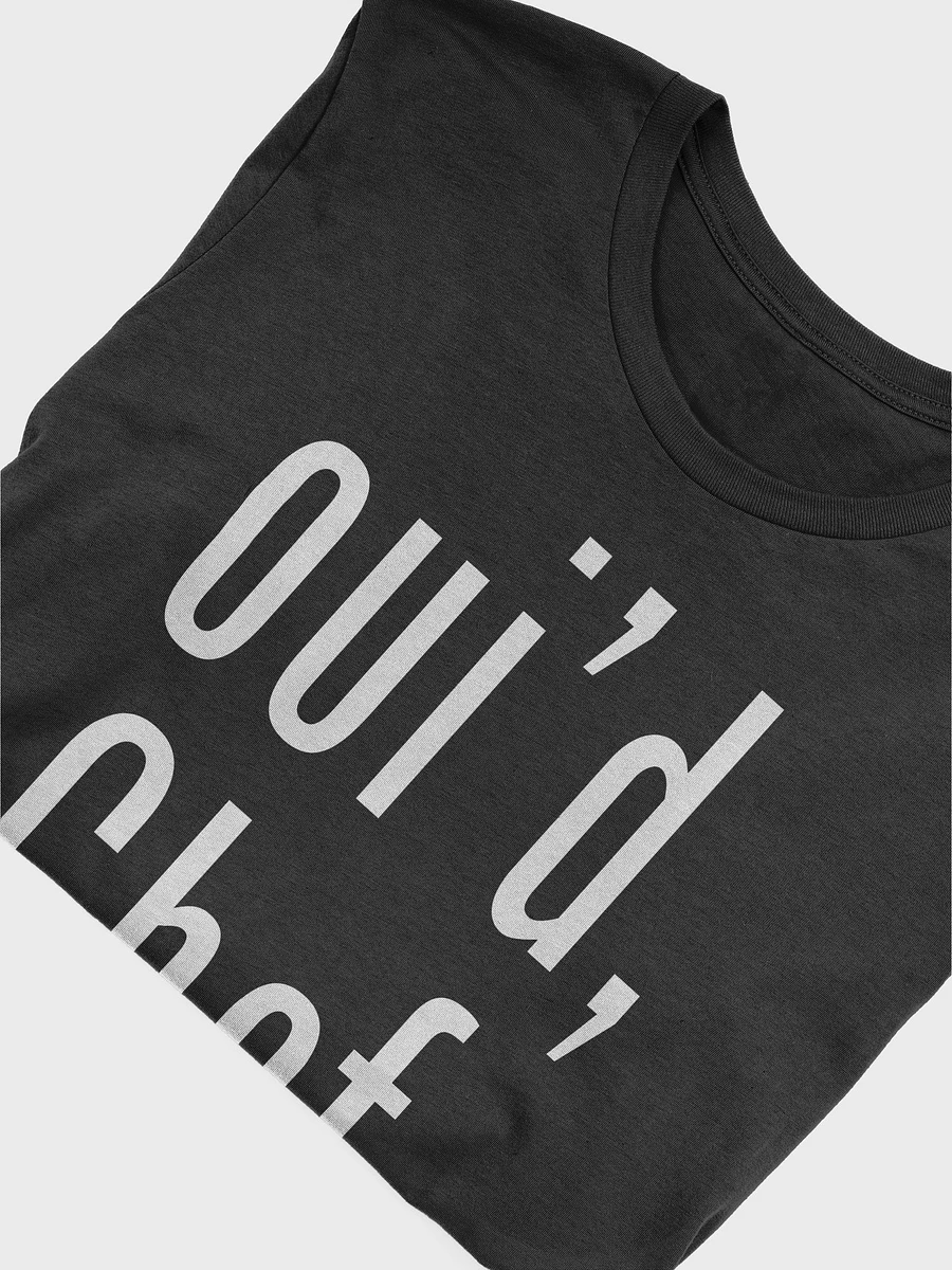Oui'd Chef T-Shirt (white lettering) product image (9)