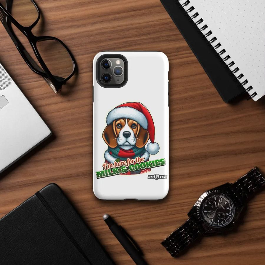 Beagle Santa Paws iPhone Tough Case product image (39)