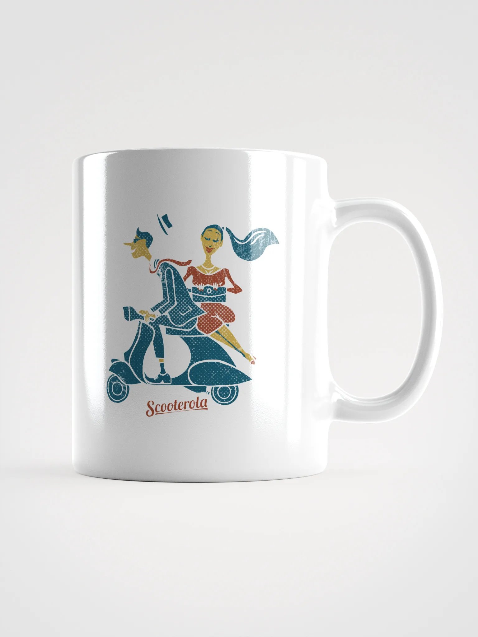 Get the Buzz Vintage Scooter Mug product image (2)