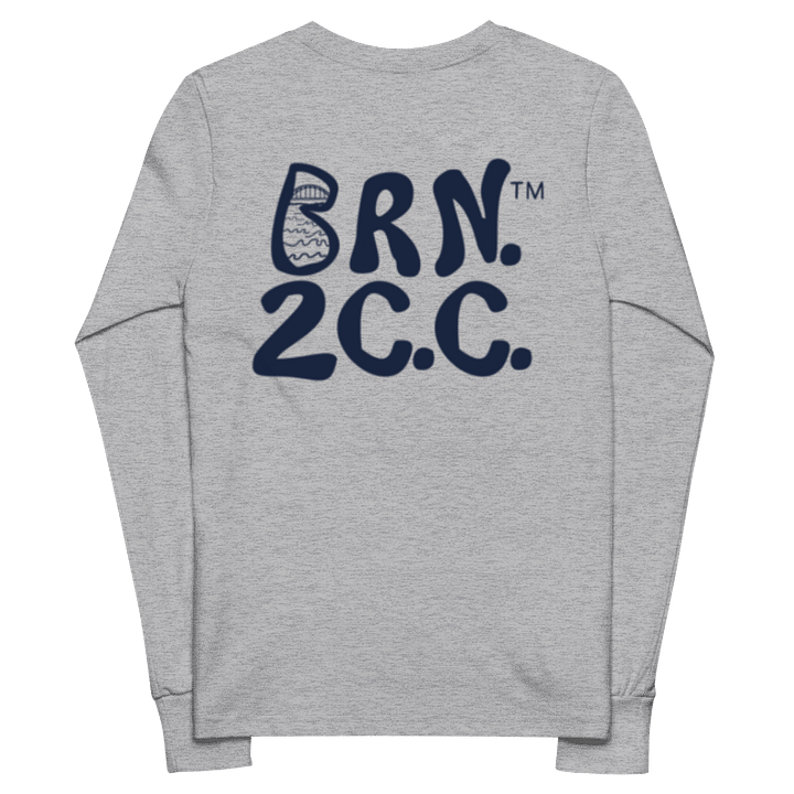 Boys' | BOURNE to Cape Cod™ | Youth Long Sleeve Tee | Coastal Cool for the Next Generation | Navy Logo product image (2)