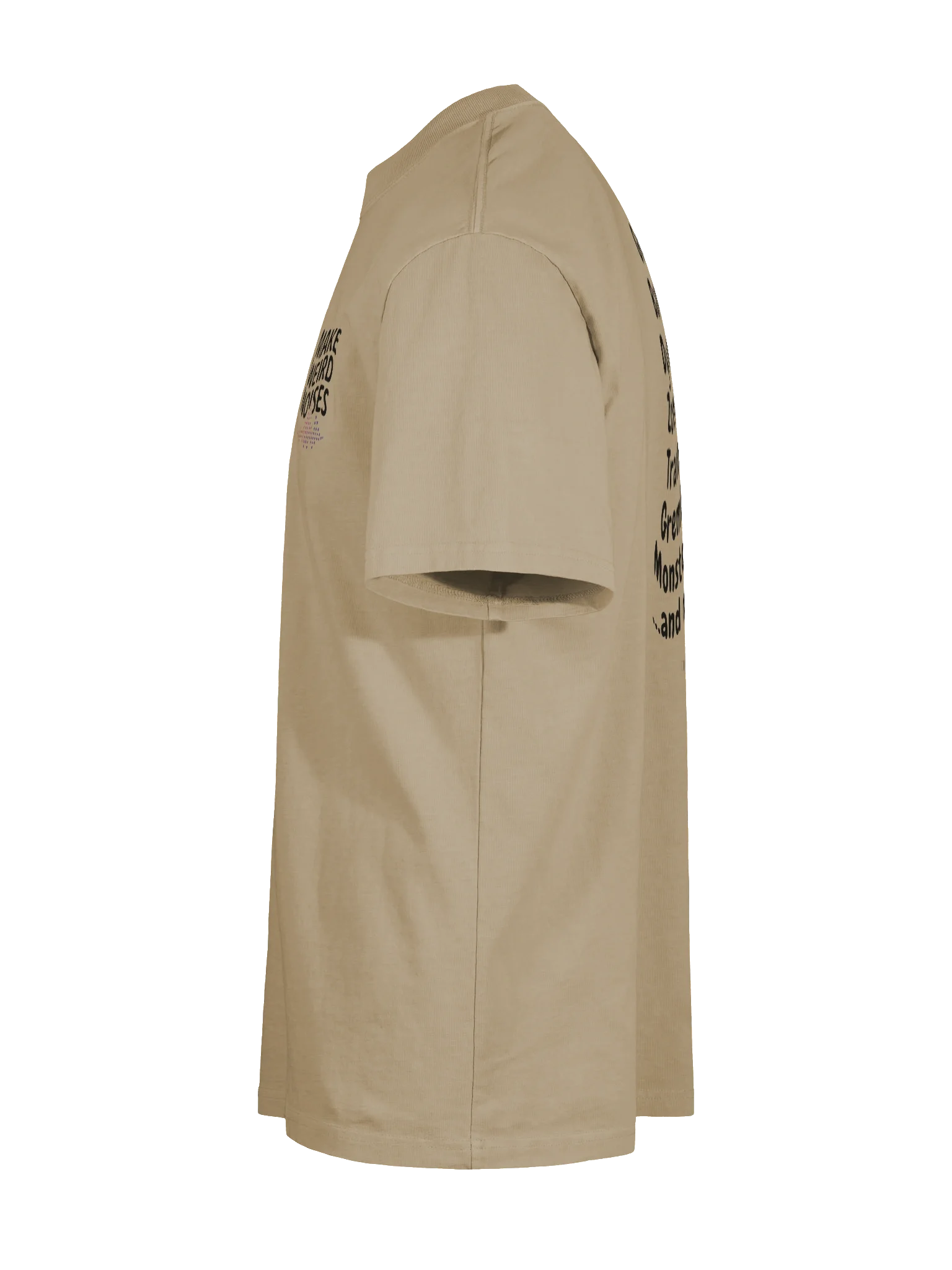 Make Weird Noises Premium Oversized Faded T-Shirt - Light Color product image (10)