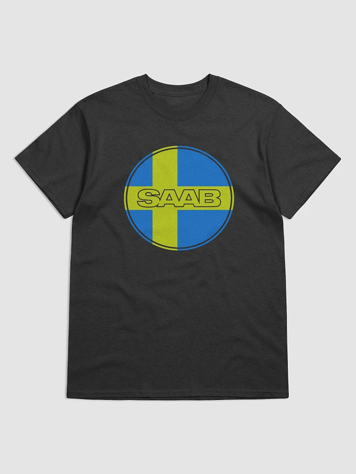 SAAB Swedish Flag Heavyweight T-Shirt product image (1)