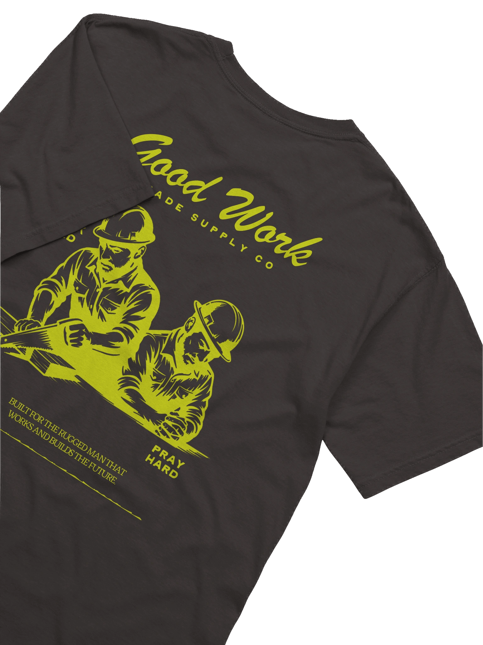 Work Hard Pray Hard (Yellow Text) product image (1)