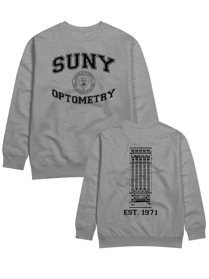 SUNY Optometry - Varsity Crew Sweatshirt product image (1)