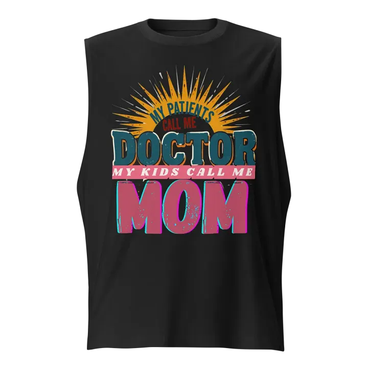 Doctor Mom Sunburst Muscle Tank product image (1)