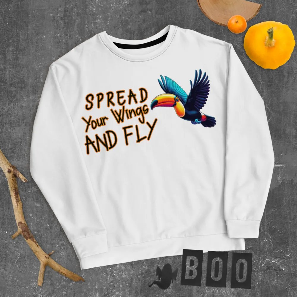 Spread your Wings and Fly All-Over Print Sweatshirt product image (6)