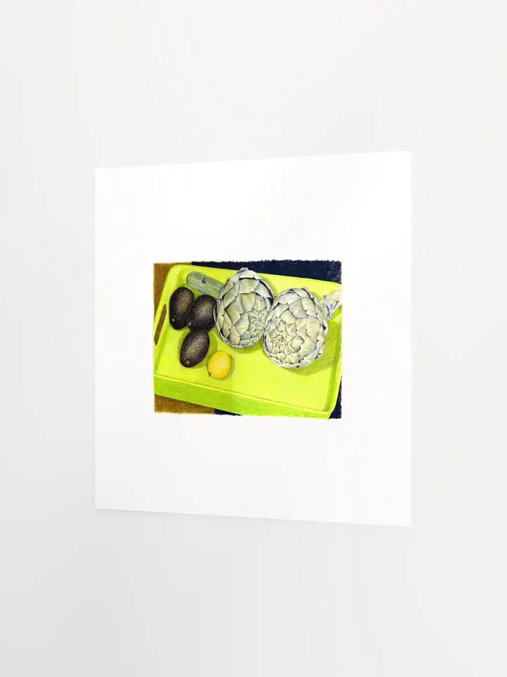 artichokes, avocados & lemon 2005 print product image (2)