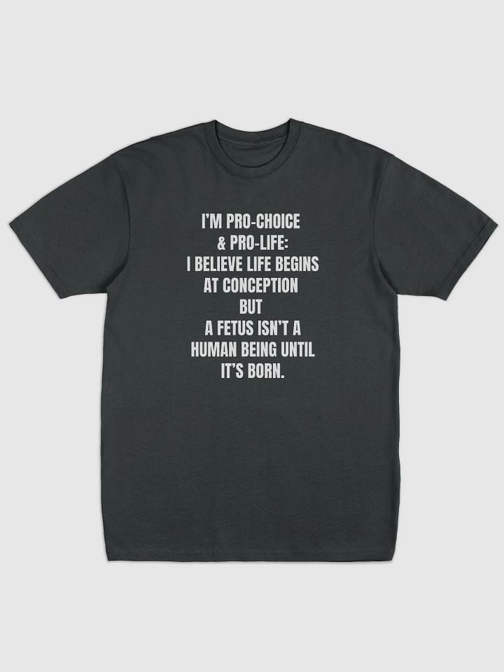 Pro-Life & Pro-Choice Glitch Noir Men's Premium Tee product image (1)