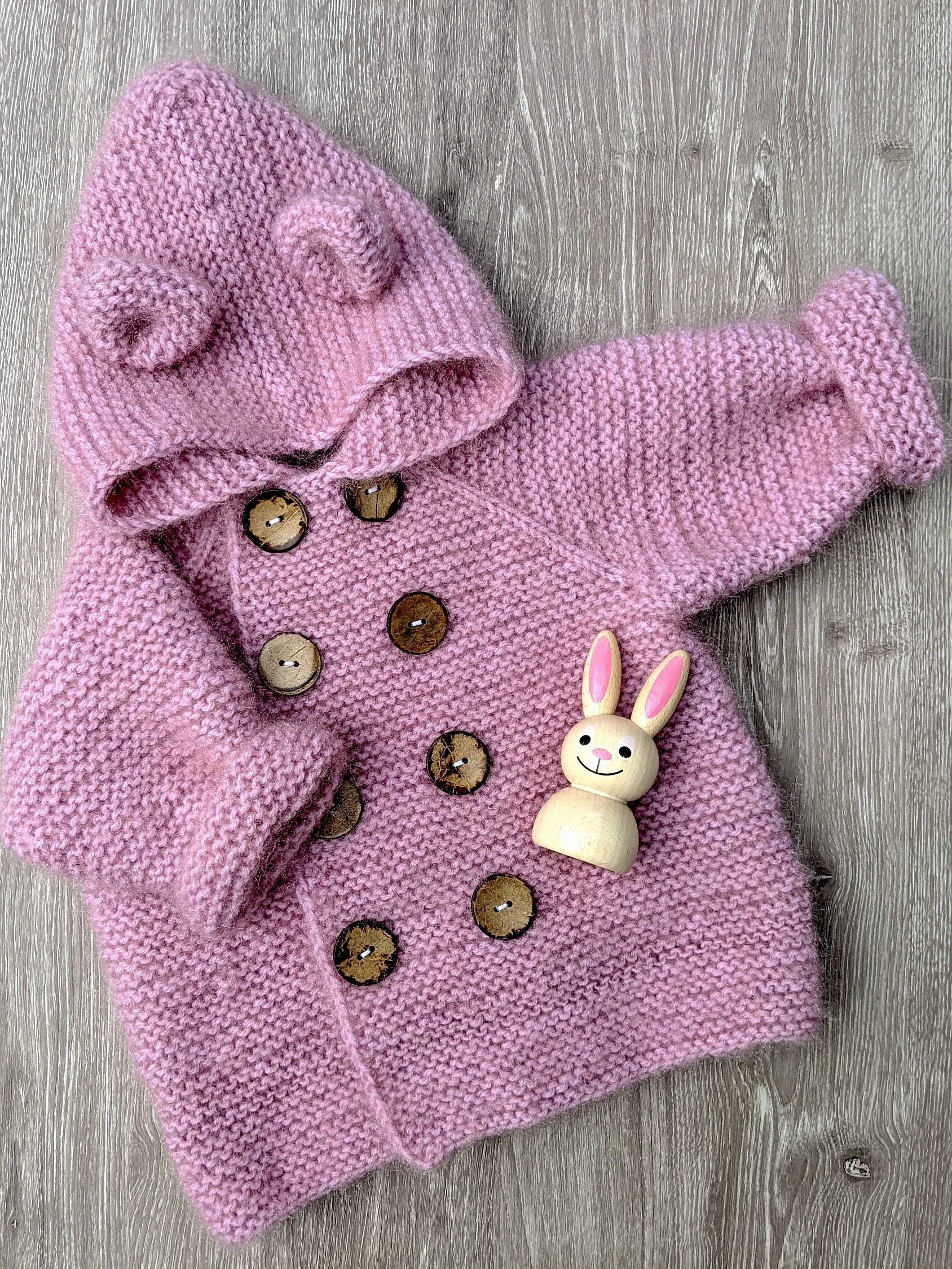 Baby Cardigan Knitting Pattern product image (1)