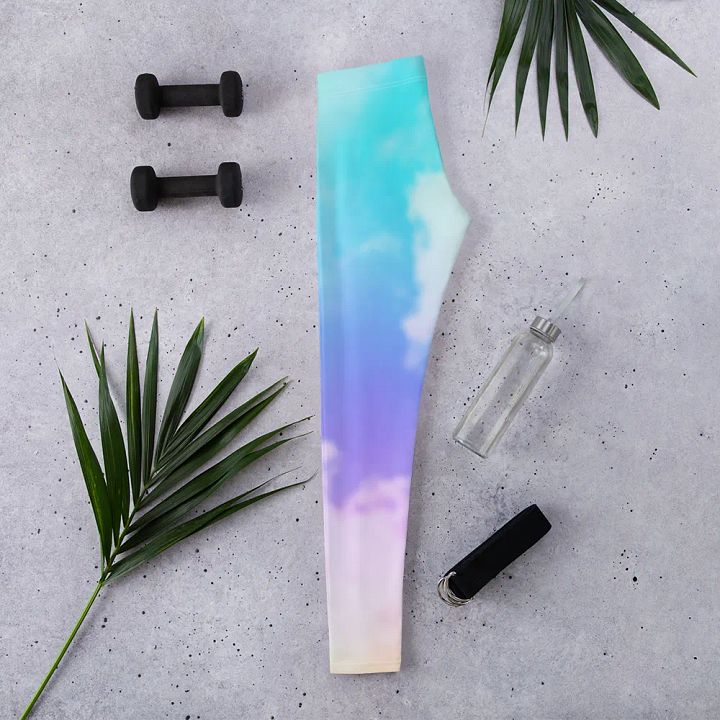 Blur cloud rainbow Design Legging - V2 product image (2)