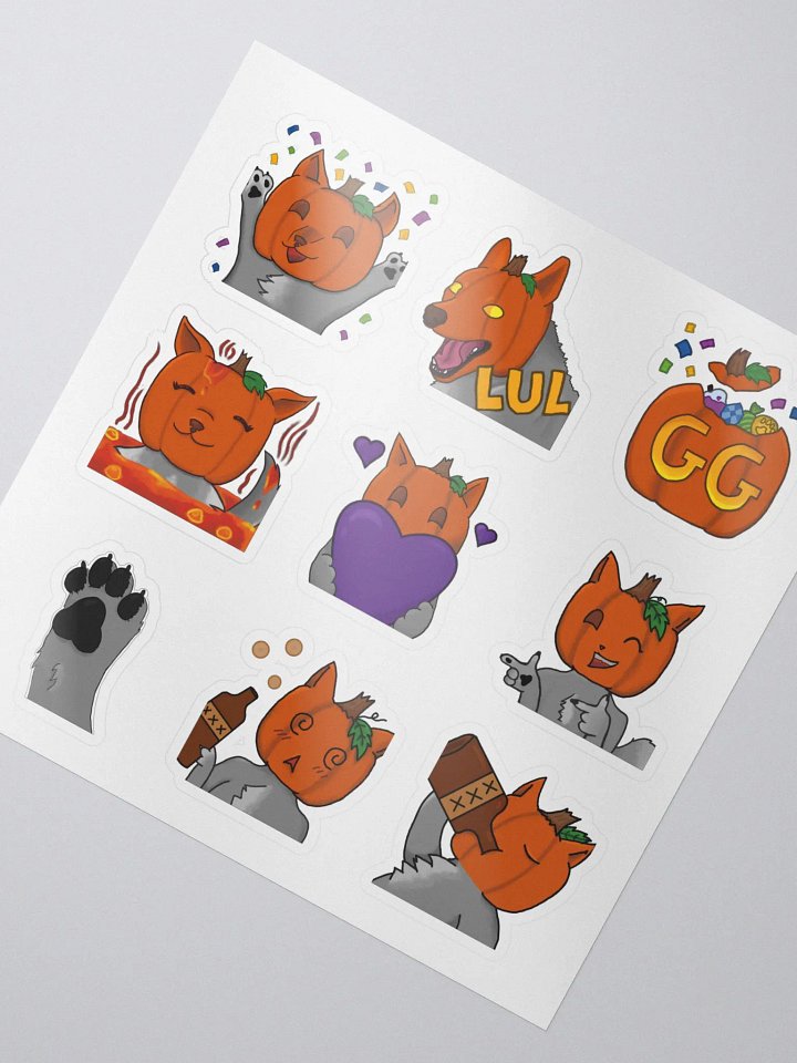 PumpkinWolfPlays Emote Stickers product image (2)