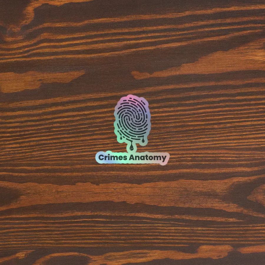 Crimes Anatomy - Holographic Fingerprint Sticker Sheet product image (5)