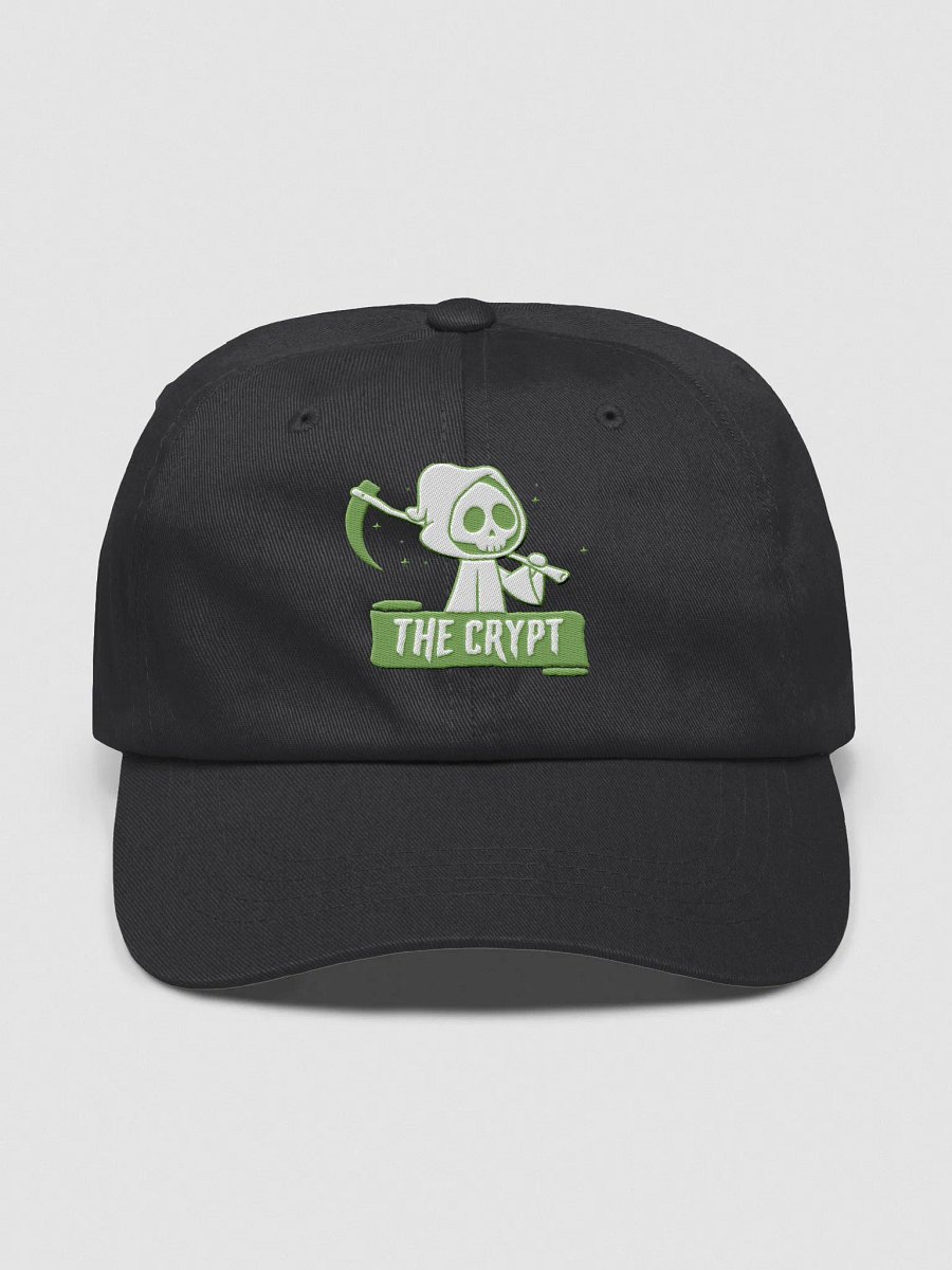 The Crypt Stream Team - Embroidered "Dad Cap" (lime) product image (1)