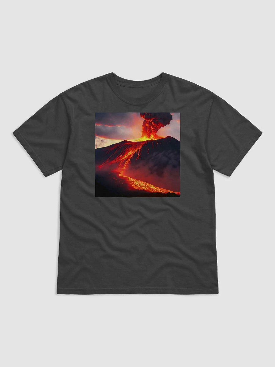 Earth's Fury: Volcanic Eruption Graphic T-Shirt - 100% Cotton Tee product image (1)