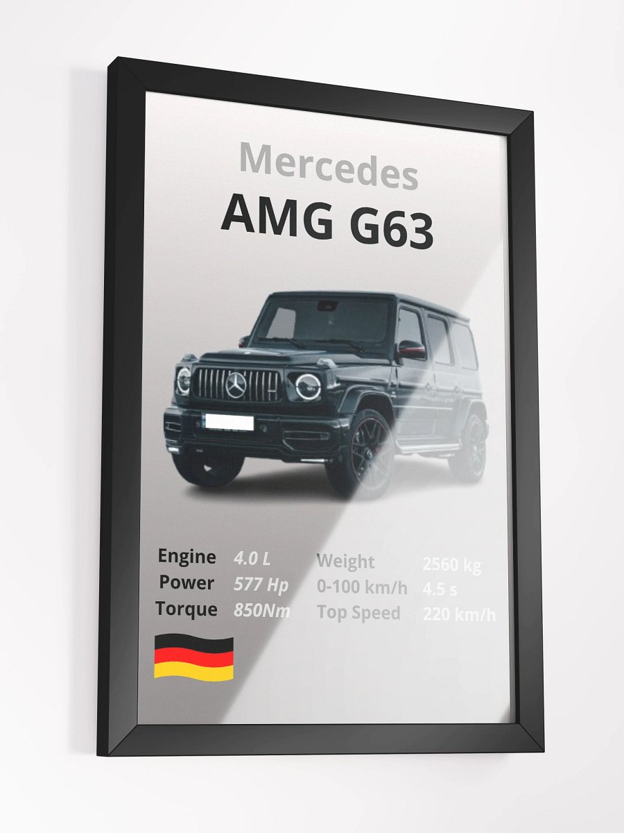 Mercedes-AMG G63 Wall Poster product image (3)