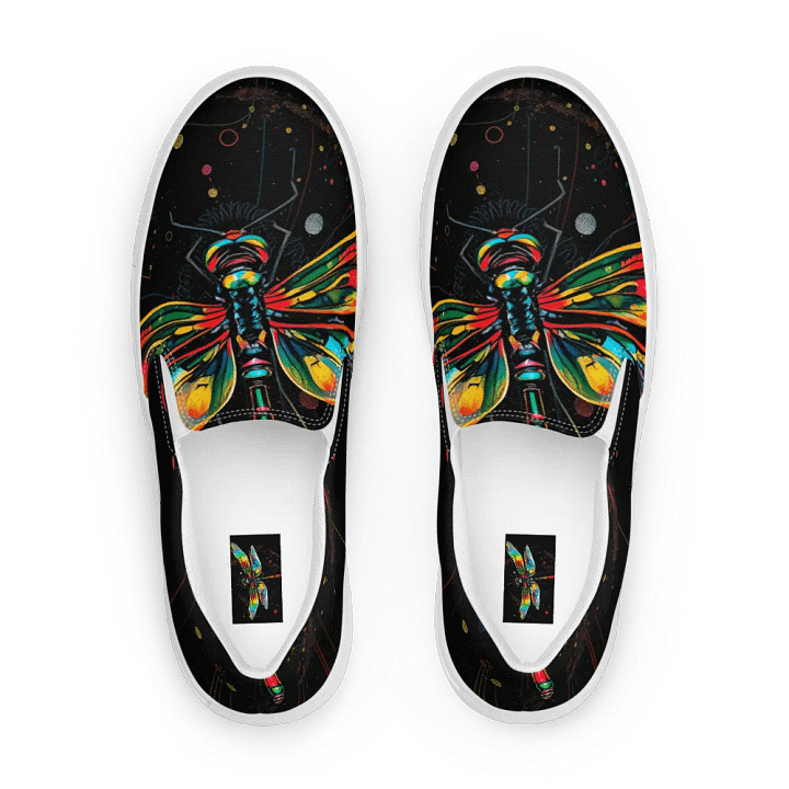 Women's Brilliant Dragonfluy slip on canvas shoes product image (1)